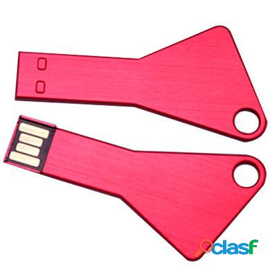 Memoria USB BRobotix, 16GB, USB 2.0, Rojo