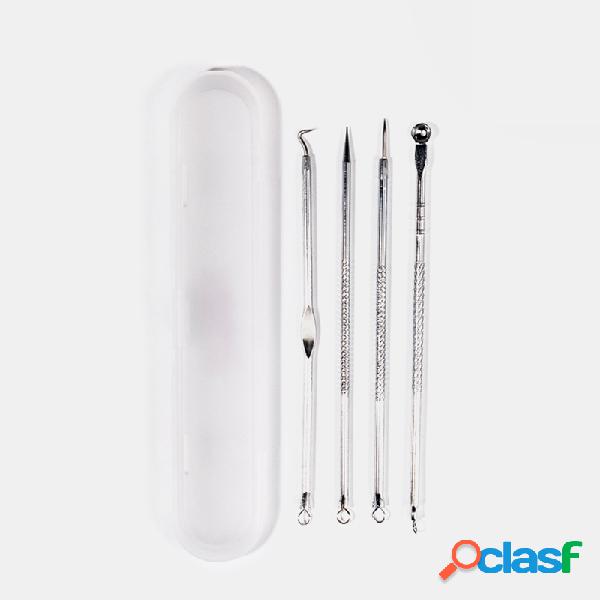 4 piezas / kit Acné Kit de agujas Beauty Espinilla