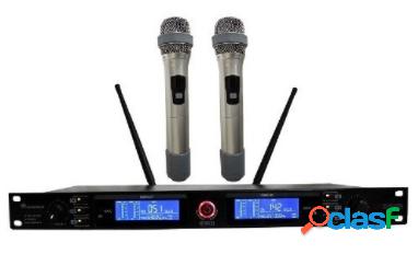 Soundtrack Micrófonos STW-86HU2, Inalámbricos, Plata - 2