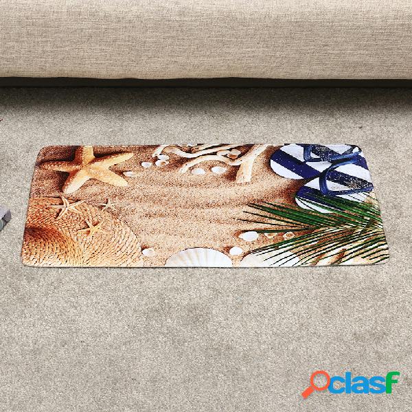 Alfombra de puerta de baño de cocina de piso antideslizante