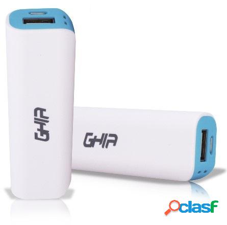 Cargador Portátil Ghia Power Bank Volta GAC-020, 2000mAh,