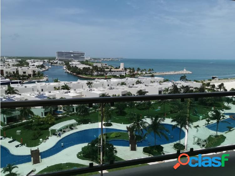 Departamento de lujo en Novo Cancun con vista al mar