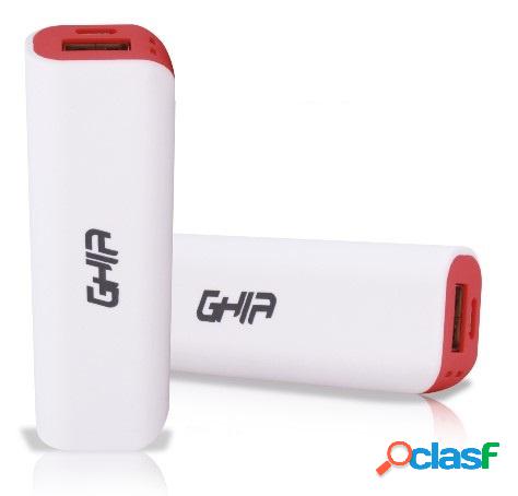 Cargador Portátil Ghia Power Bank Volta GAC-016, 2000mAh,