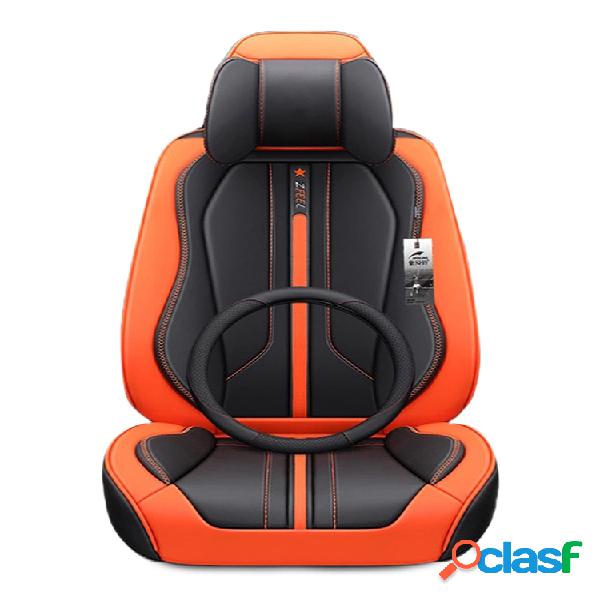 Car 5 Sits Cover Cojín Set 6D Surround Transpirable
