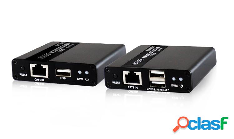 Enson Extensor de Video HDMI por Cable Cat6/Cat6a/Cat7,