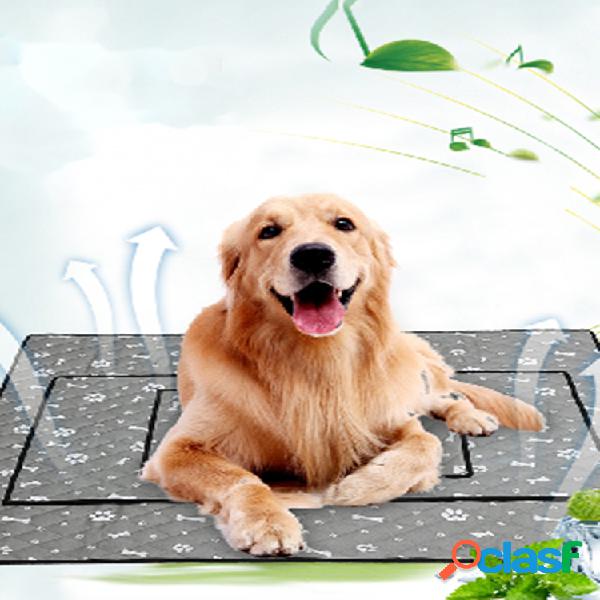 Summer Cooling Pet Mat Estera antideslizante Perro Gato Mat