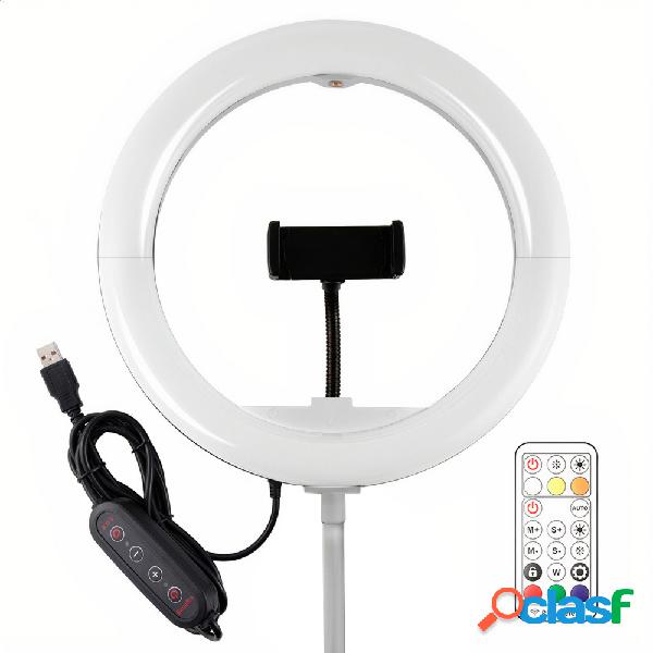 Binden Aro de Luz LED para Celular, Luz RGB, 10", Negro