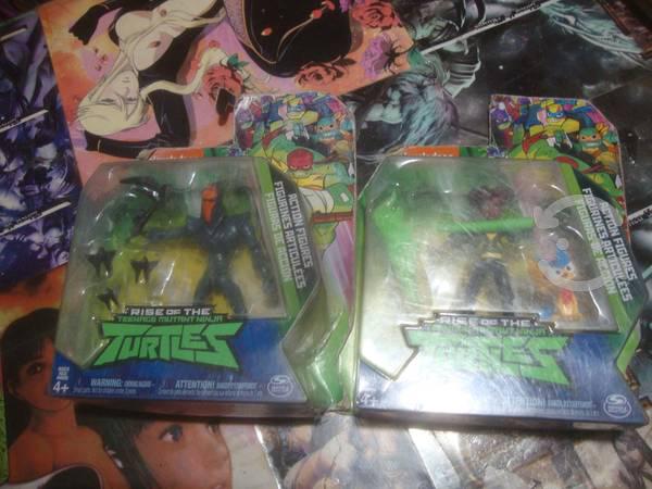 Pack 2 Figuras Rise of the TMNT 2018