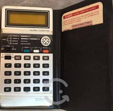 calculadora de coleccion casio retro reloj alarma