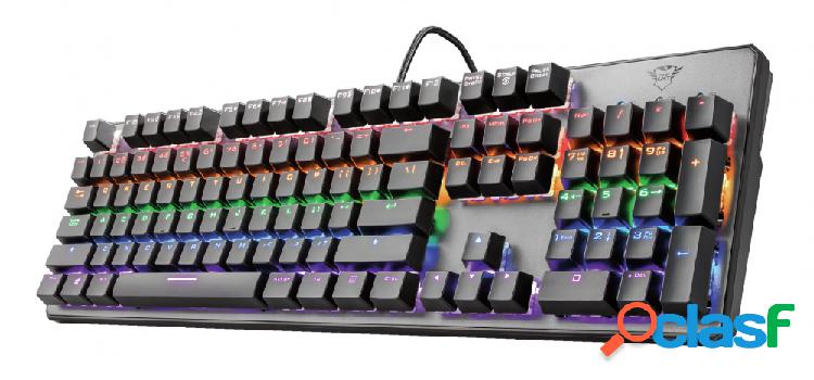 Teclado Gamer Trust GXT 865 Asta RGB, Teclado Mecánico,