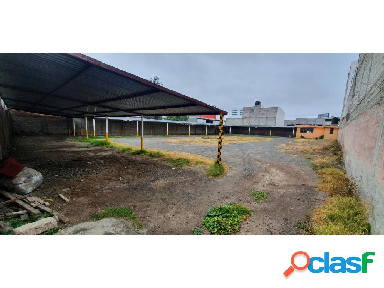 Terreno en Renta en Pachuca 1500 m2