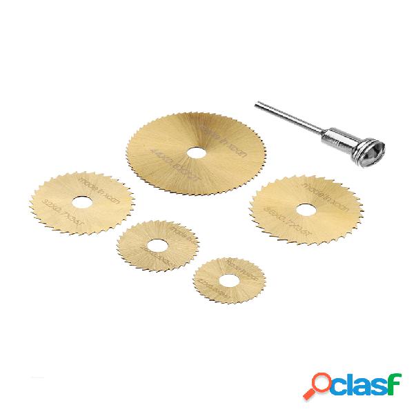 Drillpro SW-B2 6 piezas HSS Sierra circular Cuchillas Juego