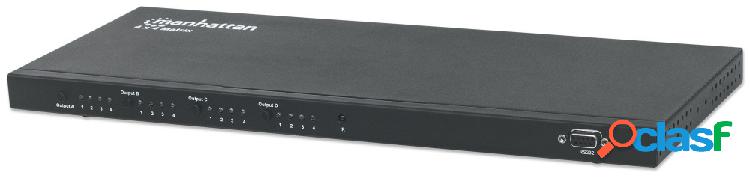 Manhattan Video Splitter HDMI 1.3, 8x HDMI, Negro