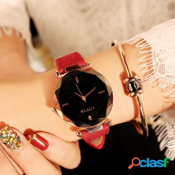 Reloj de pulsera de cuarzo de moda Reloj fino de acero