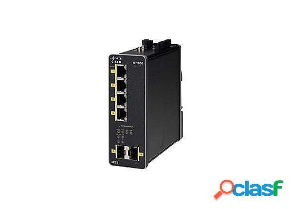 Switch Cisco Gigabit Ethernet IE 1000-4P2S-LM, 4 Puertos