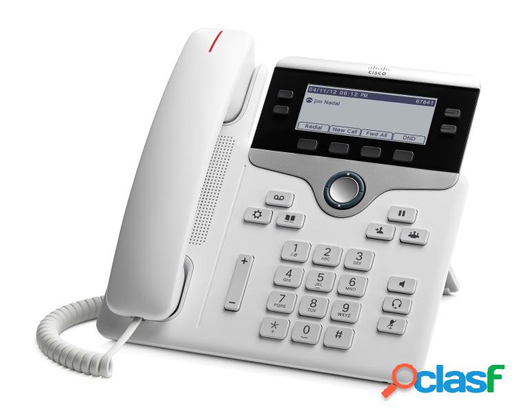 Cisco Teléfono IP 7841 con Pantalla 3.5, Altavoz, Blanco