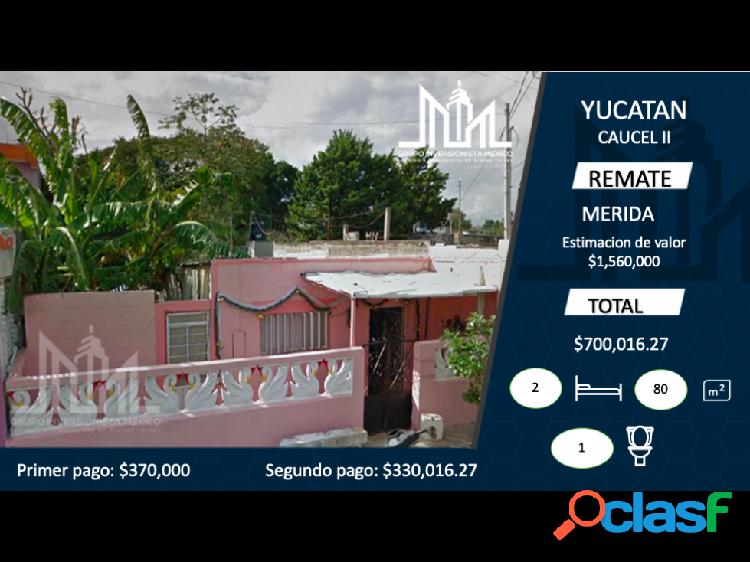SUPER REMATE!! HERMOSA CASA EN YUCATAN $700,016.27