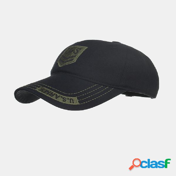 Unisex US Gorra de béisbol bordada con camuflaje del