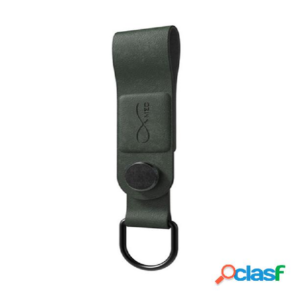 Bcase MEC Magnético Auricular Clip Hebilla de cuero Cable