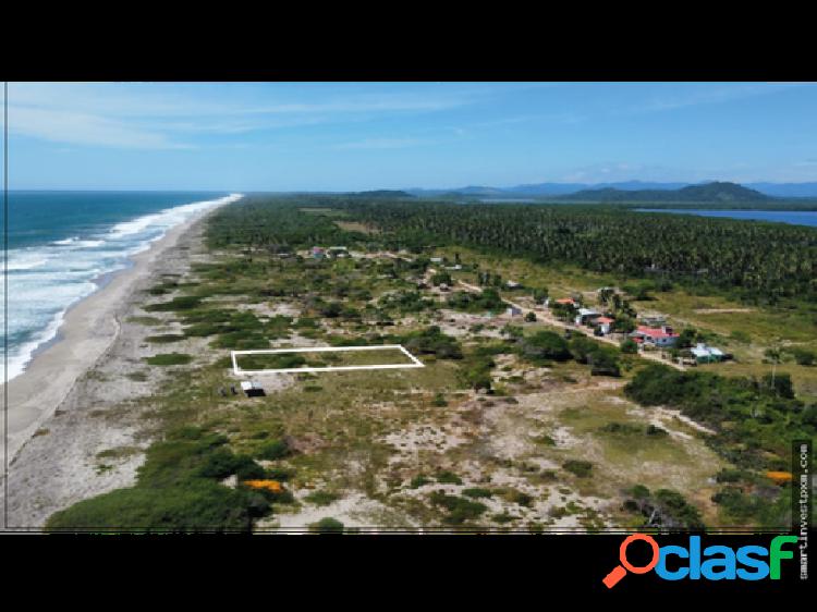 La Grúa, Chacahua/ 1320 M2 / Frete de Playa