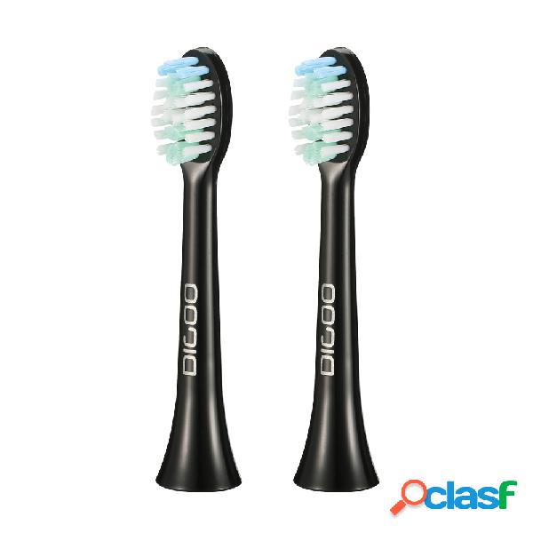 2Pcs Cepillo Modos Cabezales de cepillo de dientes