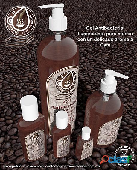 Gel Antibacterial con delicado aroma de café