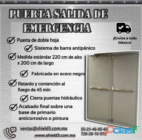 PUERTA SALIDA DE EMERGENCIA