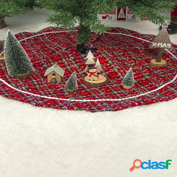 100 / 120cm Árbol de Navidad de celosía roja clásica
