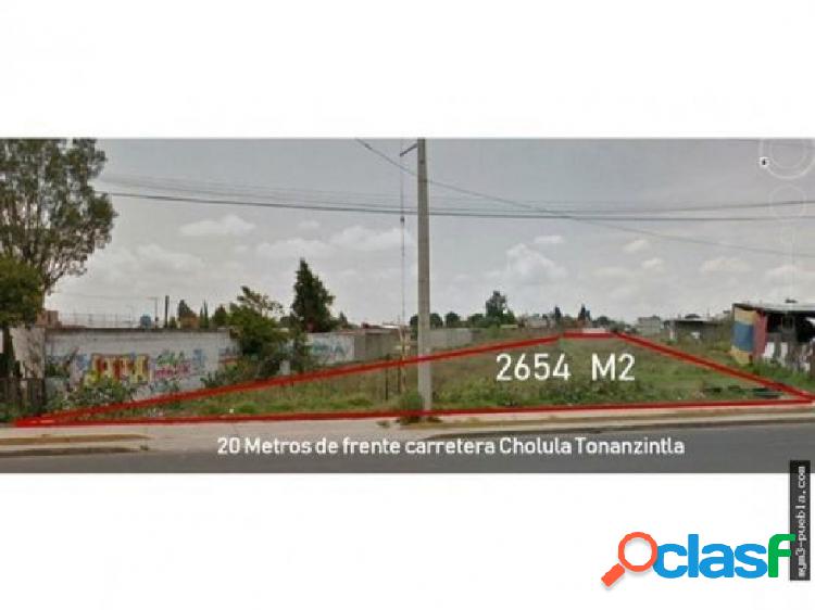 TERRENO VENTA SAN RAFAEL COMAC SAN ANDRES CHOLULA