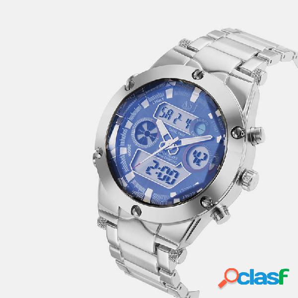 Trendy Sports Multifunction Men Watch Dive Blacklight