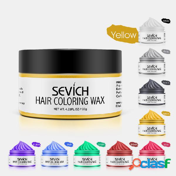 9 colores desechables Cabello Cera colorante Unisex Color de