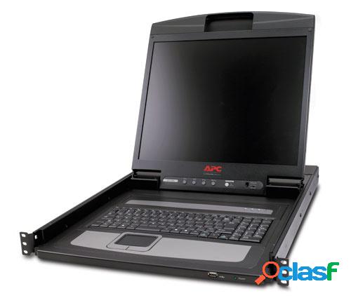 APC Consola para Rack 1U, con Pantalla LCD 19, USB+PS/2