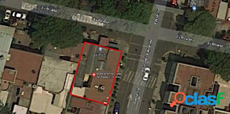 Esquina inmueble productivo San Bartolo Atepehuacan CDMX