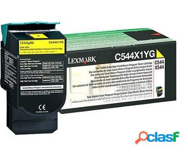 Tóner Lexmark C544X1YG Amarillo, 4000 Páginas
