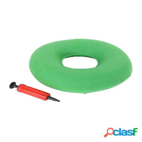 Almohada inflable redonda para hemorroides con anillo de