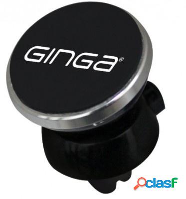 Ginga Soporte Magnético para Celulares GI16BAS01, Negro