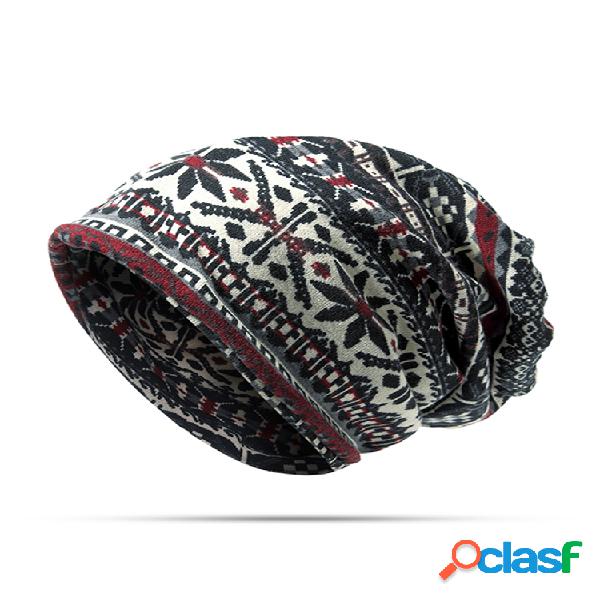 Unisex Floppy Ethnic Sombrero Algodón Diadema Beanie