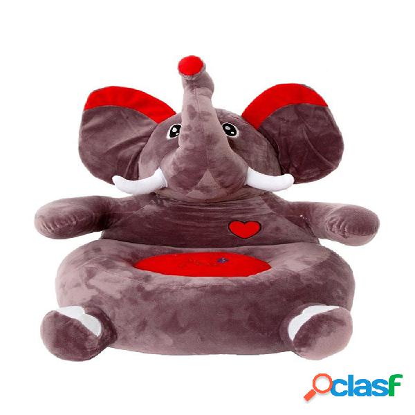 50cm Elephant Bear Flog Giraffee Asiento Cojín Sofá