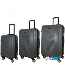 Liftor Set Maletas de Viaje Londres, 20"/24"/28", Gris