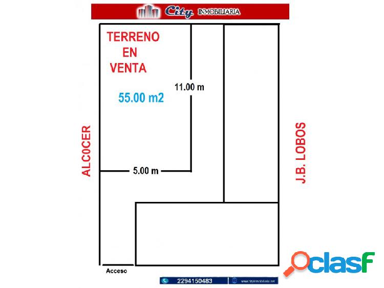 VENTA DE TERRENO EN COL CENTRO