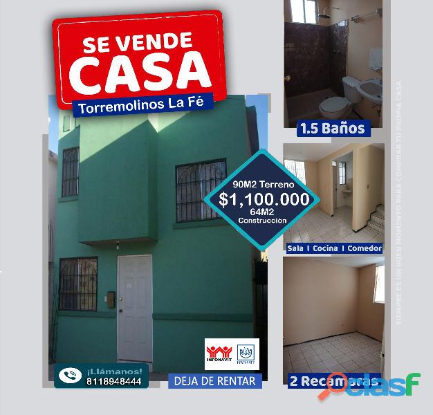 Casa en Venta, Torremolinos La Fé, Guadalupe N.L.