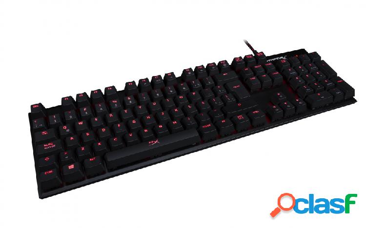 Teclado Gamer HyperX Alloy FPS LED Rojo, Teclado Mecánico,
