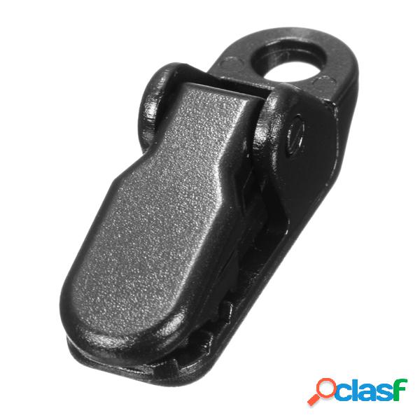 10Pcs Carpa Clip de sujeción a prueba de viento Negro