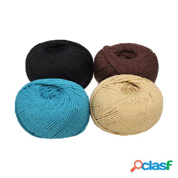 4mm 110M Macramé Cuerda Colorful Cuerda de cordón trenzado