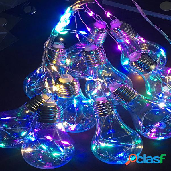 10 bombillas LED String Fairy Light Hanging Firefly Party