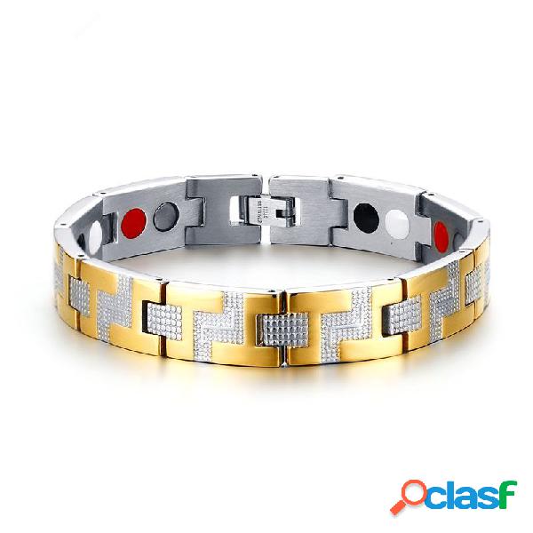 Pulsera de cadena de moda Pulsera magnética de una sola