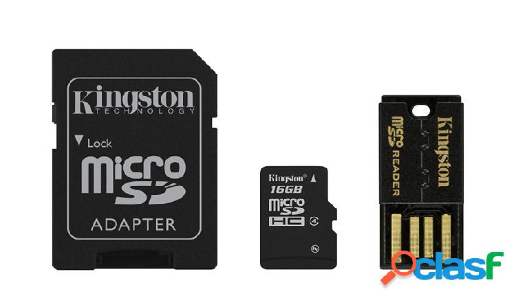 Kingston 16GB Multi Kit / Mobility Kit Clase 4, incl.