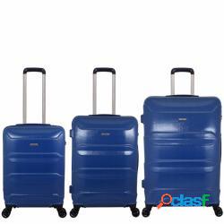 Peak Tour Set Maletas de Viaje Polonia, 20"/24"/28", Azul