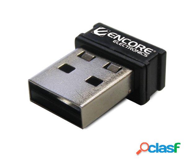 Encore Mini Adaptador de Red USB WU8188CUSM, Inalámbrico