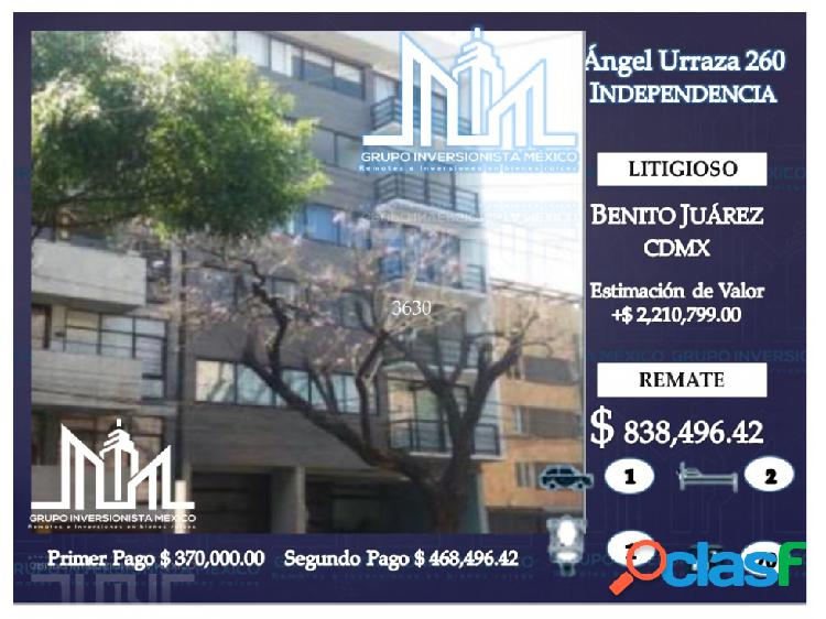 SOLO PARA CONOCEDORES, MAGNIFICO REMATE EN BENITO JUÁREZ